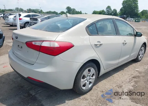 2014 Kia Forte Lx z USA, uszkodzony, nr VIN KNAFK4A65E5103646